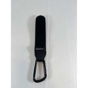 New Stroller Hooks Leather Black Heavy Duty Carabiner Hook Straps Black